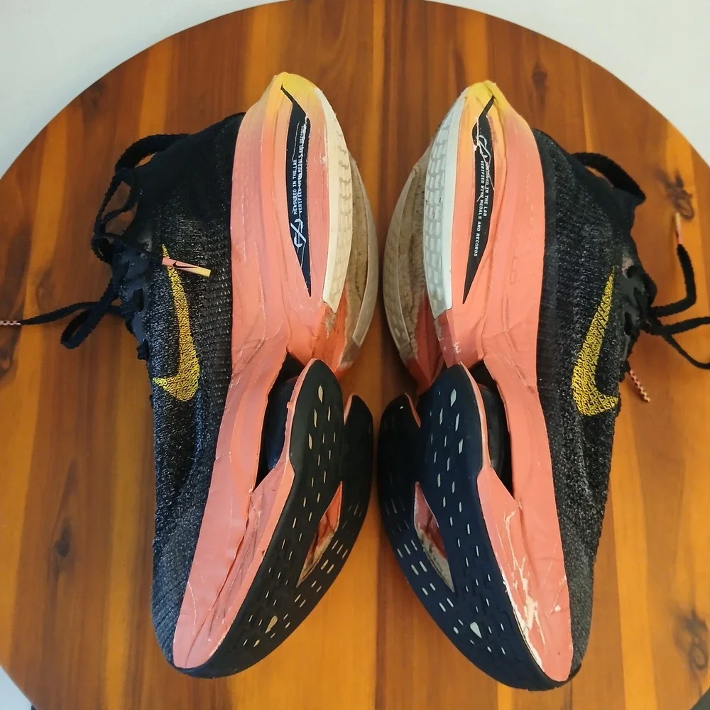 Nike Black Yellow Pink Running Shoes
